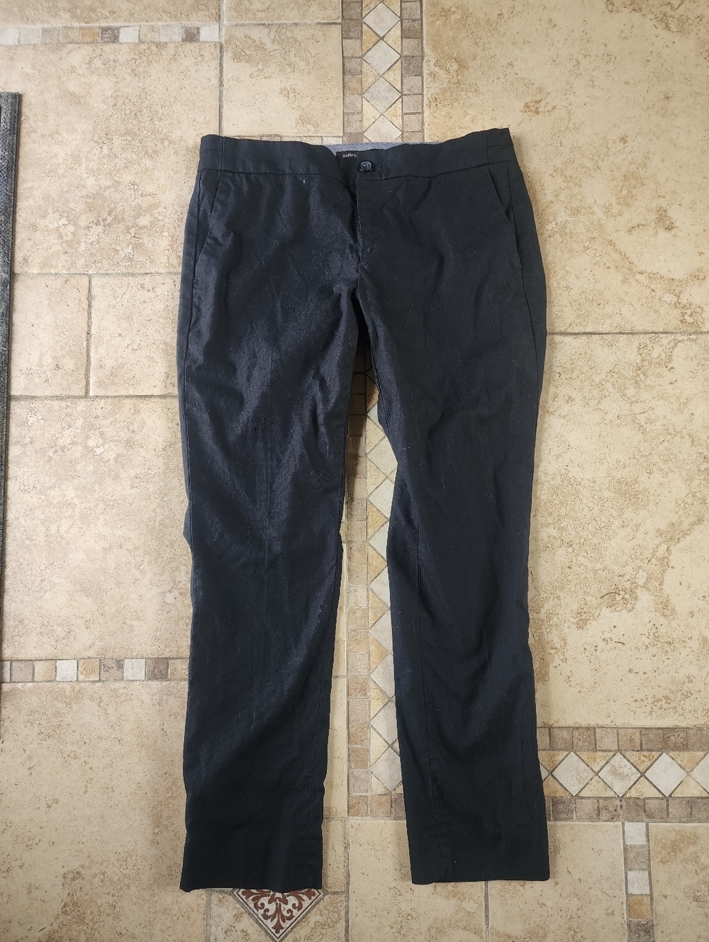 Banana Republic Hampton Fit Black Pants